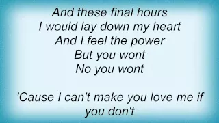 Kelly Clarkson - I Can't Make You Love Me Lyrics