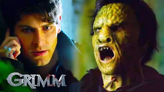Nick Fights With Two Wesen Reapers | Grimm