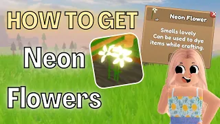 How to Get *NEON FLOWERS* | Wild Horse Islands