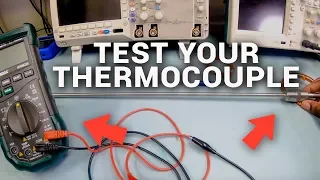 How to test a thermocouple with a meter (grounded & ungrounded)