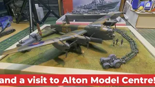 Airfix 1/72 Lancaster dio complete and a visit to Alton Model Centre