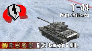 T-44  |  6,5K Damage 6 Kills  |  WoT Blitz Replays