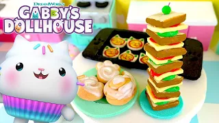 Making Tiny Treats in Cakey's Kitchen! | GABBY'S DOLLHOUSE