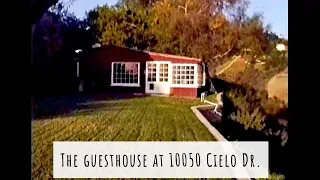The guesthouse at 10050 Cielo Drive