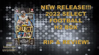 NEW RELEASE! 2022 PANINI SELECT FOOTBALL H2! RIP & REVIEW! DISCO EXCLUSIVES!
