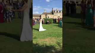 Lad runs off from wedding party after his girlfriend catches the bouquet | CONTENTbible #Shorts