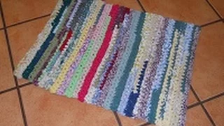 Runner Rag Rug of Many Colors (Super Easy Crochet) Part 1