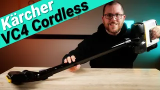 Kärcher VC4 Cordless Premium im Test - Der GÜNSTIGE Akkusauger mit SPITZENWERTEN auf Teppich!