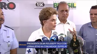 Dilma e a Mosquita da Dengue.