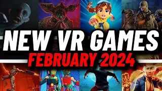 February is STACKED with NEW VR GAMES! // NEW Quest 2, PCVR & PSVR2 games FEBRUARY 2024