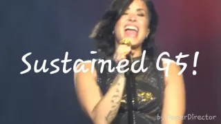 Demi Lovato Best live Upper Belts!