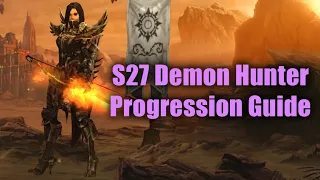 TL;DR Demon Hunter Season 27 Progression Guide - From Haedrig to Full UE + Shadow Speedfarming