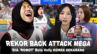 Ukir Sejarah BACK Attack di Korea, Inilah Alasan Spike Megawati Sangat Sulit Dihentikan BLOKER Korea