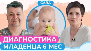 Почему ВАЖНО следить за ПЕРЕКОСАМИ тела у ребенка? / Диагностика развития малыша в 6 месяцев