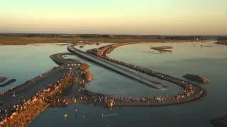 Grandes marées au Mont-Saint-Michel