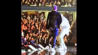 EMINEM AT HALL OF FAME PERFORMED 'rock the bells' WITH LL COOL J 🐐