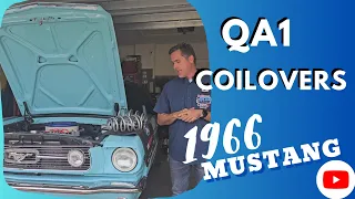 🧰QA1 Coilovers Installation on My 66 mustang #car #mustang #ford #classiccars