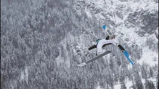 GROZLJIV PADEC PETRA PREVCA NA TRENINGU V PLANICI 1.3.2023 (TERRIBLE FALL OF PETER PREVC IN PLANICA)