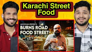 Indian's Reaction On Burns Road Food Street | Junaid Akram