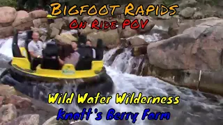 Bigfoot Rapids POV at Knott's Berry Farm (Got Caught Filming)