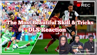 American Football Player First Reaction to The Most Beautiful Dribbling Skills &Tricks | DLS Edition