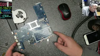 Lenovo G50 not charging not coming on - motherboard repair Part2