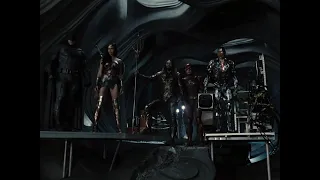 Justice League Arrives on Superman's Ship.