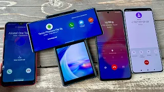 Lg Wing Incoming Calls vs Outgoing Calling Samsung Galaxy A01 vs Techno Phantom V