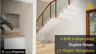 LP 18- 4 BHK Independent Villa (G+2), J.P. Nagar 7th Phase, Bengaluru | Luxury Properties