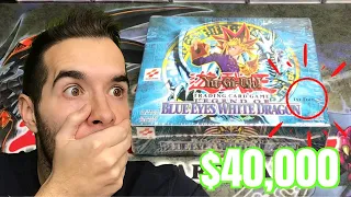 OPENING A 1st Edition Legend of Blue-Eyes Yugioh Box!