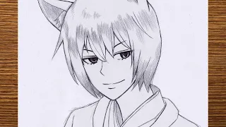 How to draw Tomoe from Kamisama Kiss | Tomoe drawing step by step | Tutorial
