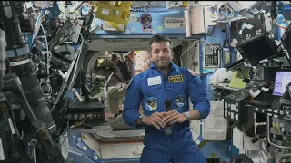 Expedition 68  Astronaut Sultan Alneyadi Answers Dubai Student, Public Questions - March 21, 2023