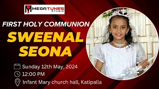 🔴🅻🅸🆅🅴  | First Holy Communion of Sweenal Seona | Infant Mary Church hall, Katipalla.