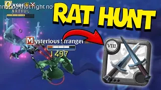 TRICKING AND KILLING RATS !!! INSANE DAMAGE - RAT HUNT | DAGGER PAIR SOLO PVP MISTS - Albion Online