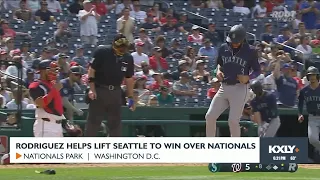 Rodriguez helps lift Seattle to win over Nationals