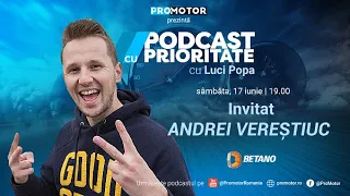 Andrei Vereștiuc: La 40 kmh am făcut daună totală un BMW cu Mircea Bravo | Podcast cu Prioritate #10