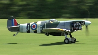 Rc SPITFIRE WITH 3 CLY.KOLM ENGINE