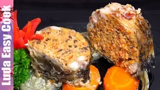 🐟 Фаршированная рыба на праздник рыбные блюда с рыбой Люда Изи Кук рецепты рыбных блюд из рыбы 2024