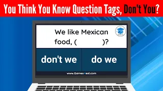 Question Tags In English | Practice exercise