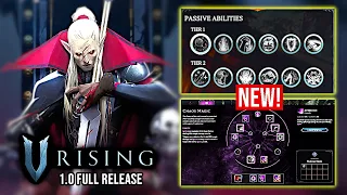 New Endgame and Spell Points Revealed in V Rising 1.0 Full Release