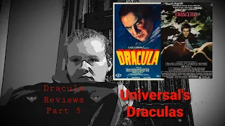 Dracula Reviews Part 5: Universal's Draculas #booktube #horrortube #draculareviews