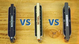 Harmonica Shootout! Hohner vs Suzuki vs Seydel