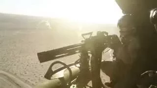 military door gunner during training US Army