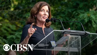 Kathy Hochul, Andrew Cuomo's replacement, speaks after his resignation | full video