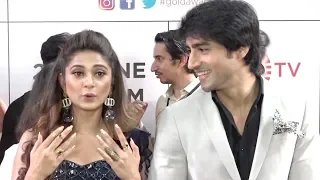 Bepanah Actors Jennifer Winget And Harshad Chopra Interview Together At Gold Awards 2018