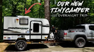 Camping in the NEW Tiny Camper | Jayco Jay Feather Micro 12SRK | 2021