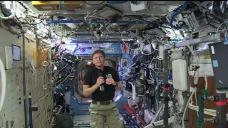 Space Station Crew Member Discusses Life in Space with Iowa Media