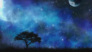 10 Hours Relaxing Sleep Music + Crickets Sound 🎵 Stress Relief Music, Insomnia (Relax Tree)