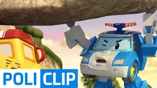 I'm tired of the weight of a big rock! | Robocar Poli Rescue Clips