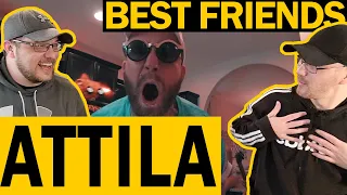 Attila - Pizza (REACTION) | Best Friends React